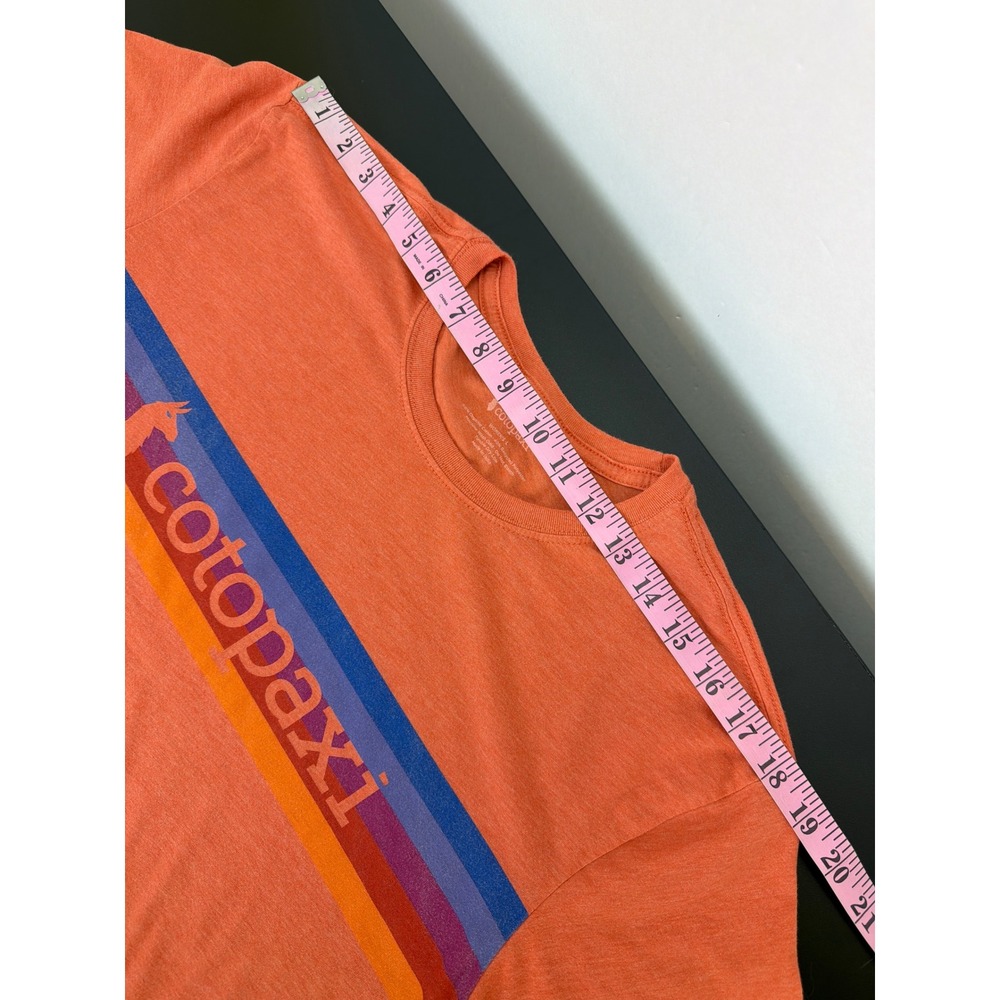 Cotopaxi Orange Organic Cotton Blend Ladies Short Sleeve T-Shirt L - Picture 10 of 11
